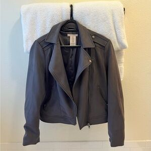 Philosophy Charcoal Gray Moto Jacket
